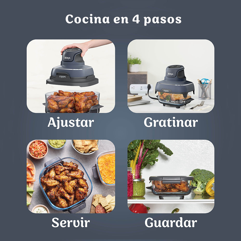 Freidora de Aire Crispi Portatil  3,8 Litros Ninja