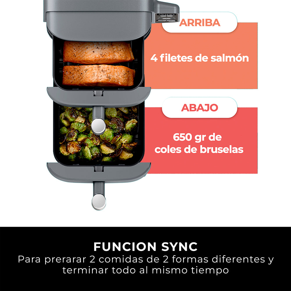 Freidora de Aire Vertical Double Stack XL 9.5L Ninja