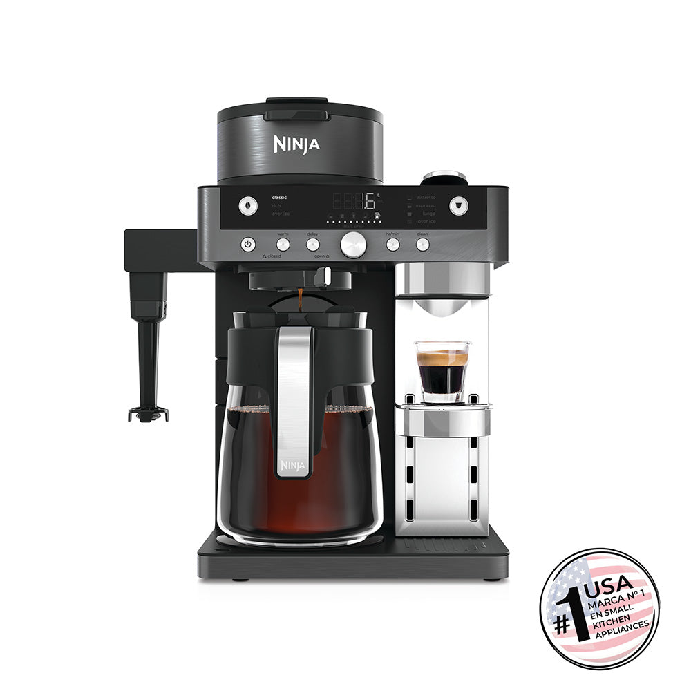 Cafetera 2 en 1 Prestige DualBrew con Espumador Integrado Ninja