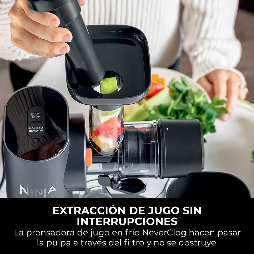 Extractor de jugo Prensado en frío NeverClog Ninja