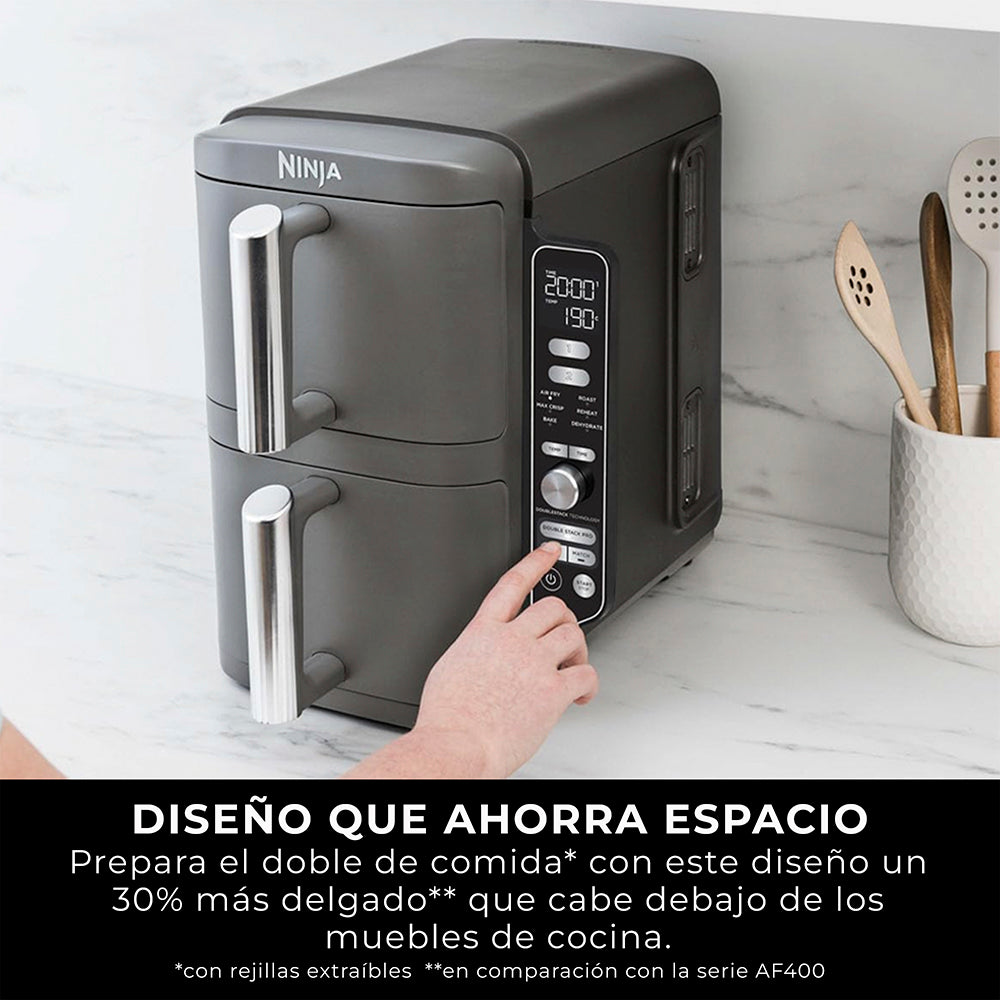 Freidora de Aire Vertical Double Stack XL 9.5L Ninja