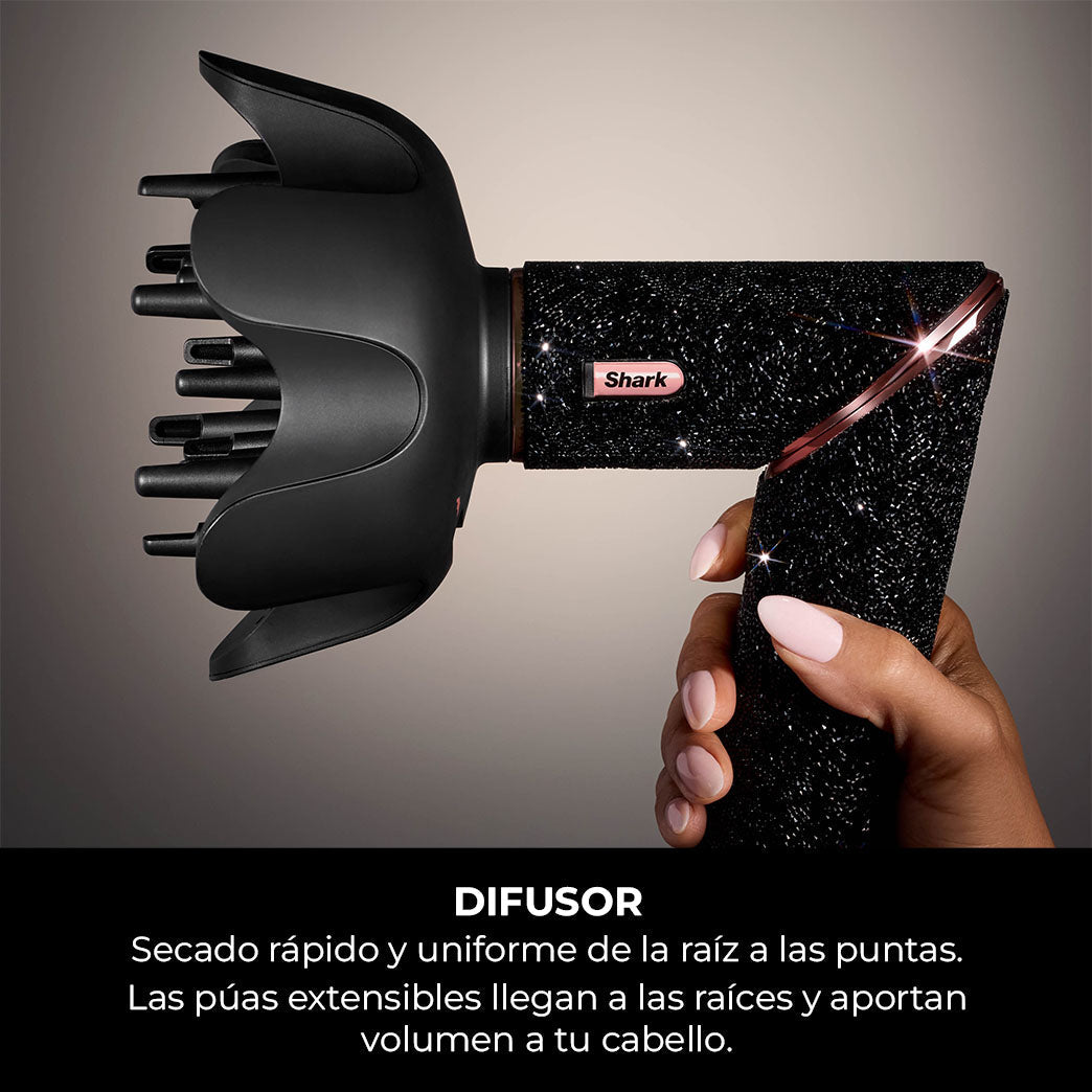 Secador Multistyler Flexstyle 5 en 1 Negro Sparkle HD446JBEU Shark