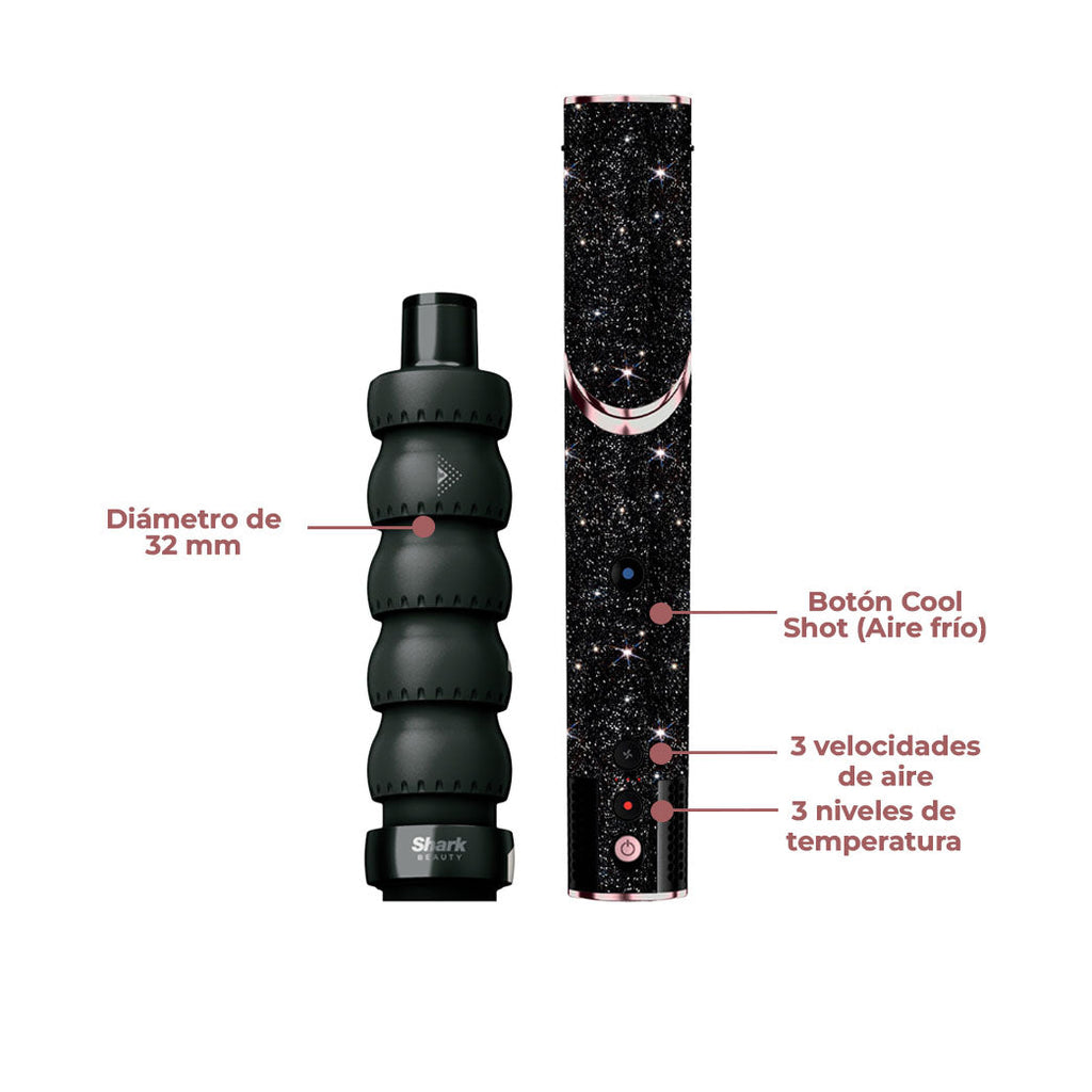 Secador Multistyler Flexstyle 5 en 1 Negro Sparkle HD446JBEU Shark