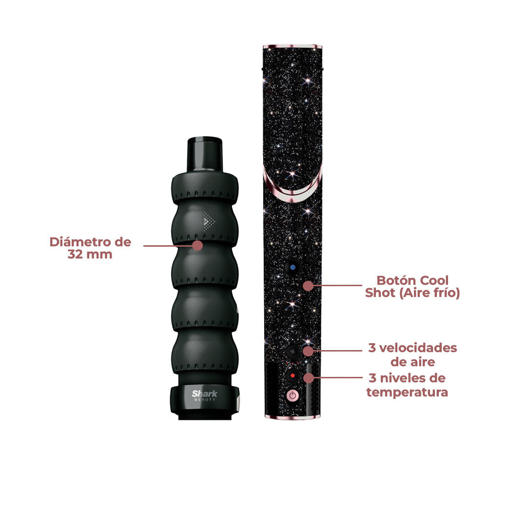 Secador Multistyler Flexstyle 5 en 1 Negro Sparkle HD446JBEU Shark