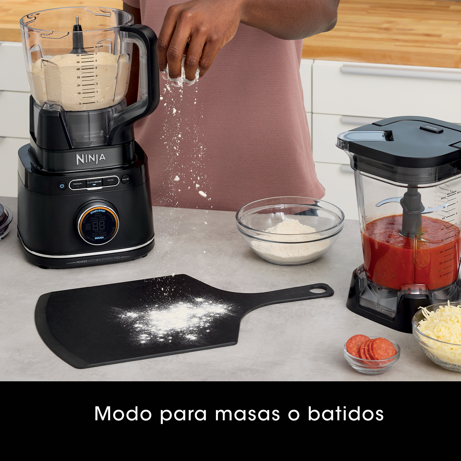 Licuadora y Procesadora 3 en 1 Detect Power Pro Blendsense Ninja