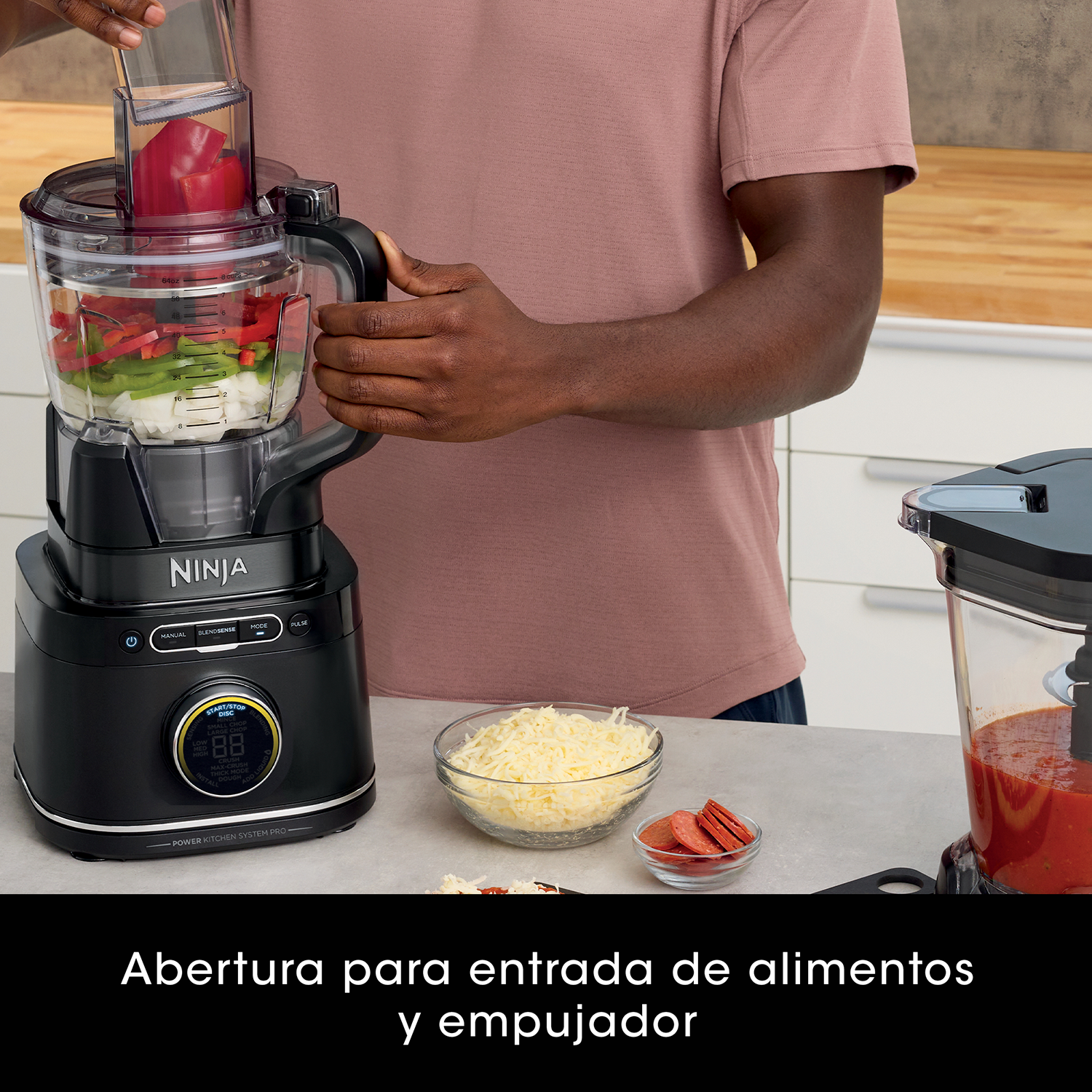 Licuadora y Procesadora 3 en 1 Detect Power Pro Blendsense Ninja