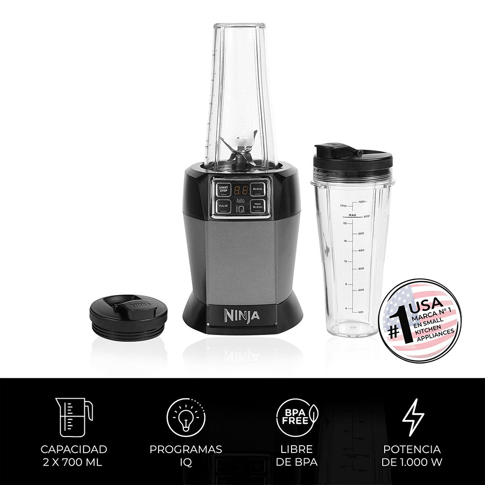 Licuadora Individual Ninja con Auto-iQ® 1000 W