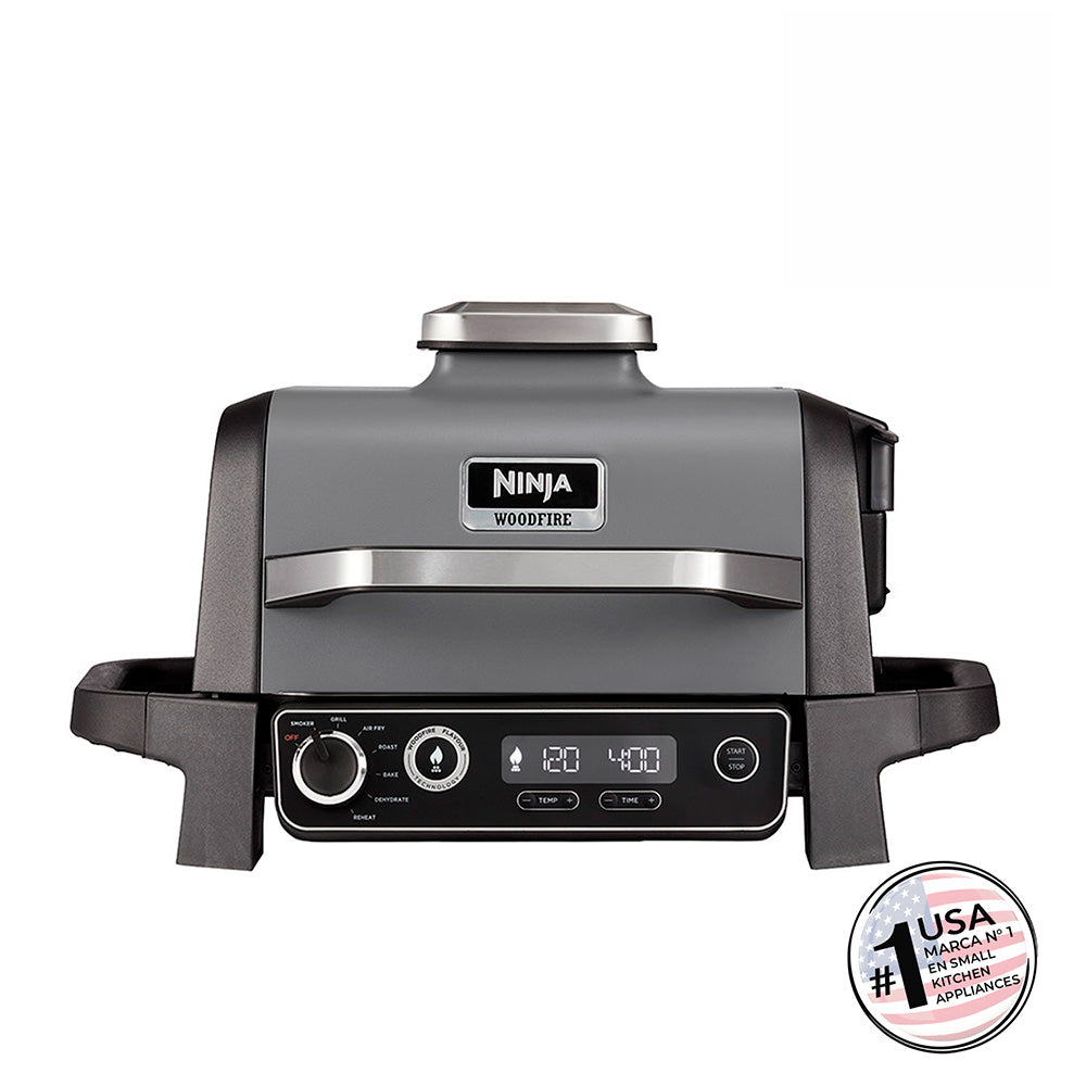 Parrilla eléctrica con Ahumador Ninja Woodfire