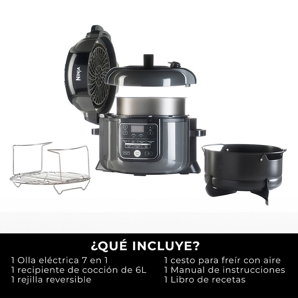 Olla multifuncional Ninja con freidora de aire 7 en 1 6L
