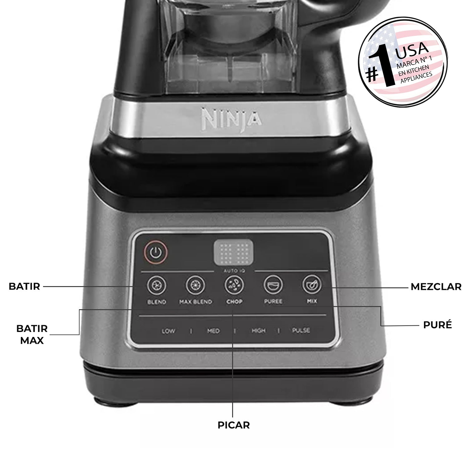 Procesadora de Alimentos y Licuadora 3 en 1 BN800 Ninja