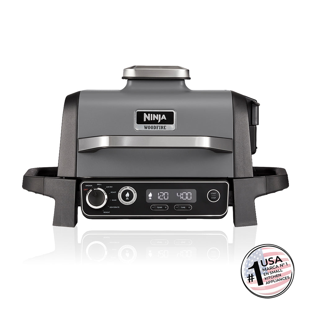 Parrilla eléctrica con Ahumador Ninja Woodfire
