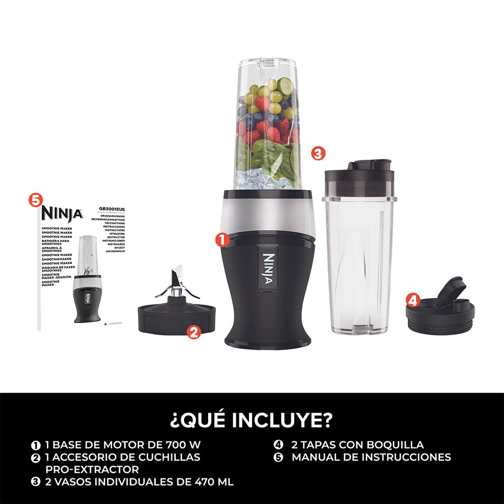 Licuadora Individual Ninja Plus 700W