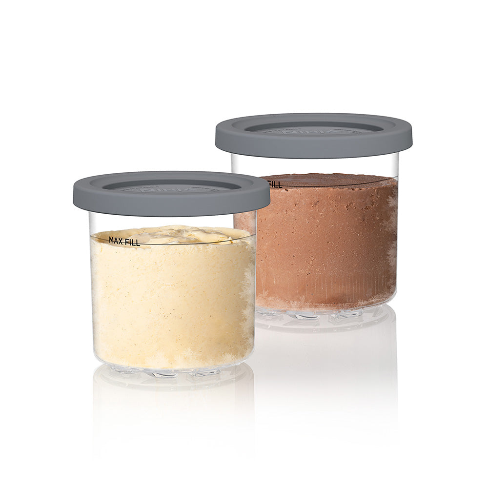 2 Recipientes libre de BPA con tapa CREAMi Clásica Ninja