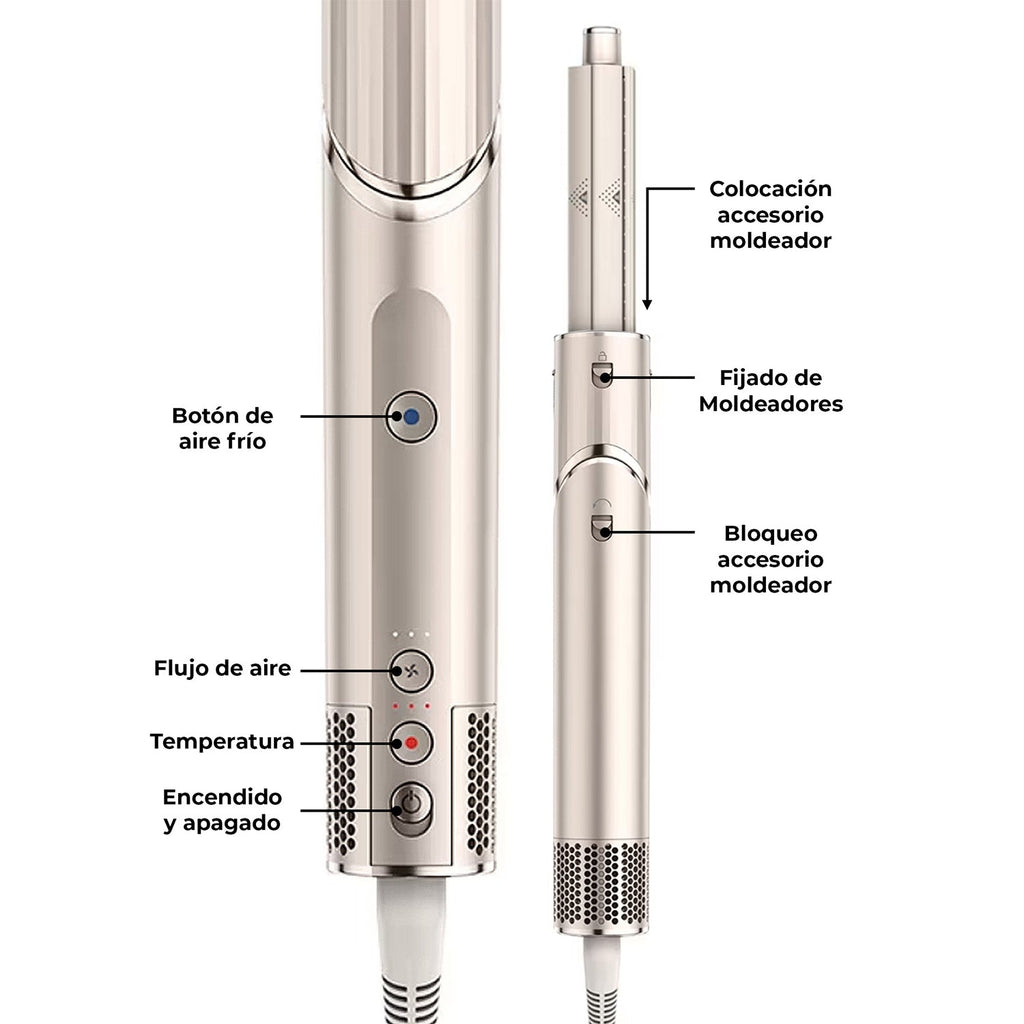 Secador Multistyler FlexStyle Silver 3 en 1 Shark