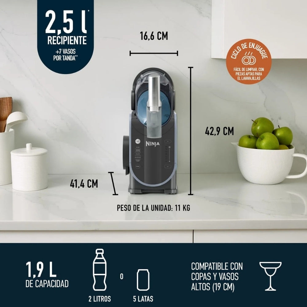 Máquina de granizados y Bebidas Heladas SLUSHi FS301EU Ninja