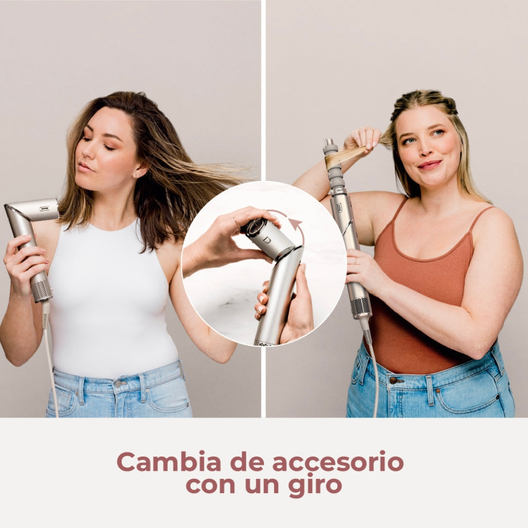 Secador Multistyler Flexstyle 3 en 1 Silver HD426SLEU Shark