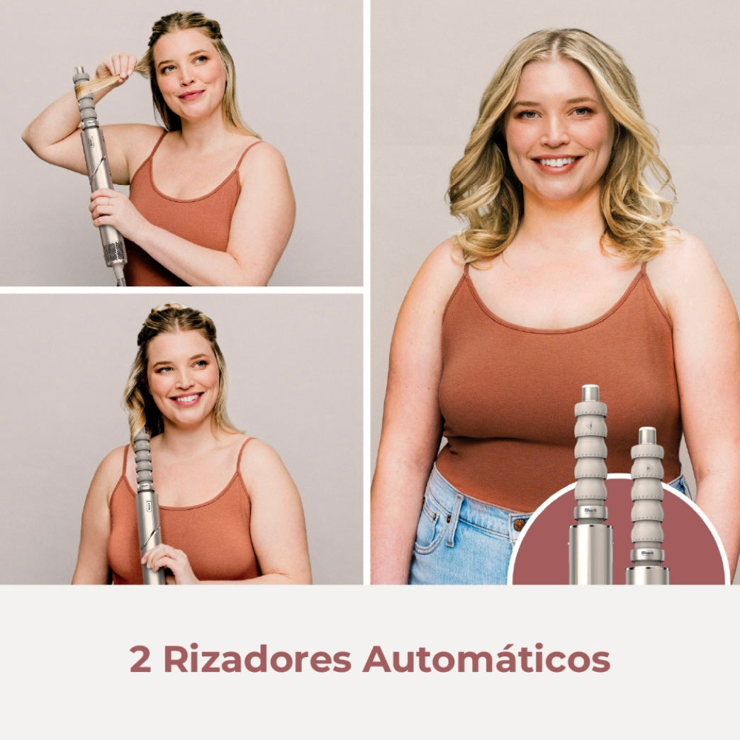 Secador Multistyler Flexstyle 3 en 1 Silver HD426SLEU Shark