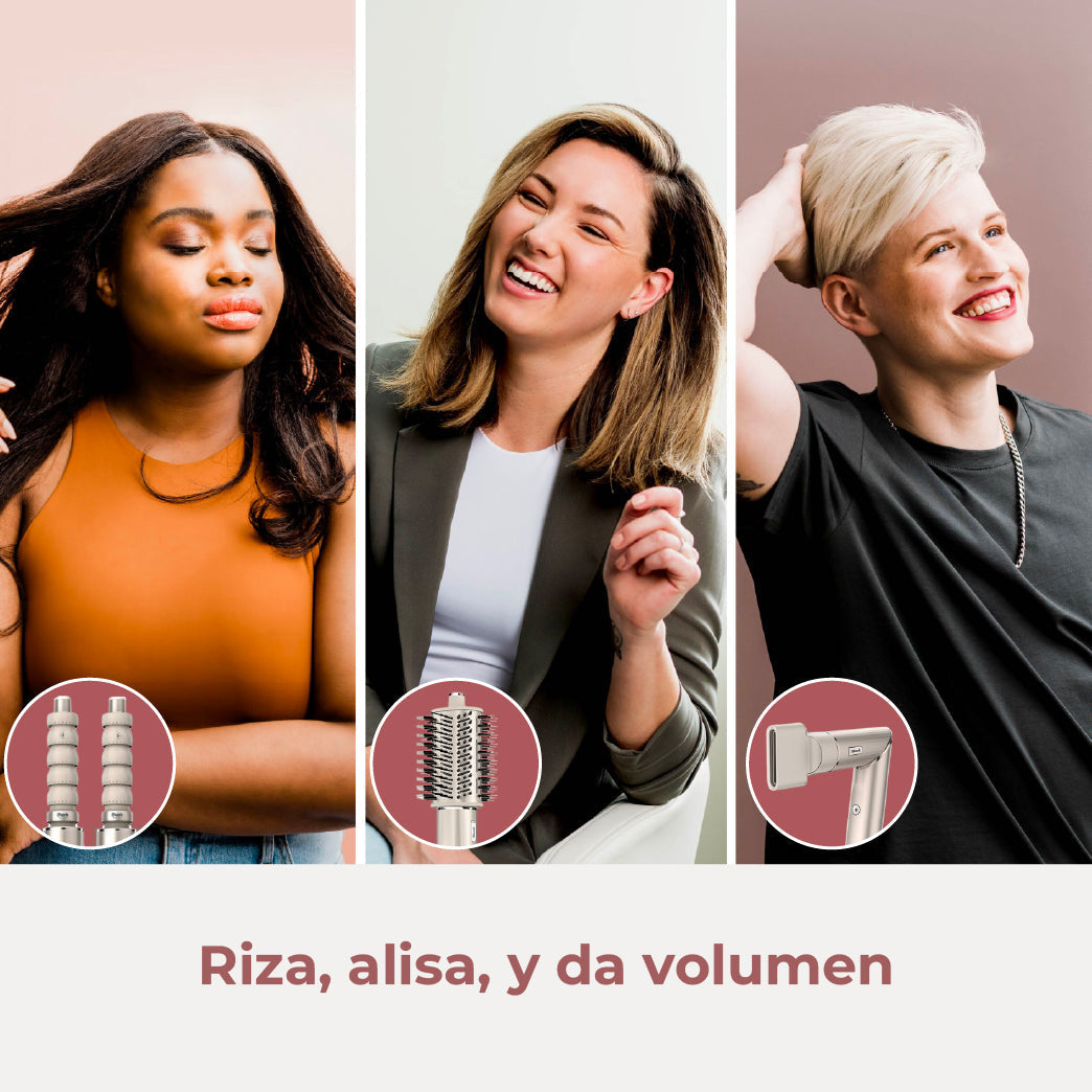 Secador Multistyler Flexstyle 3 en 1 Silver HD426SLEU Shark