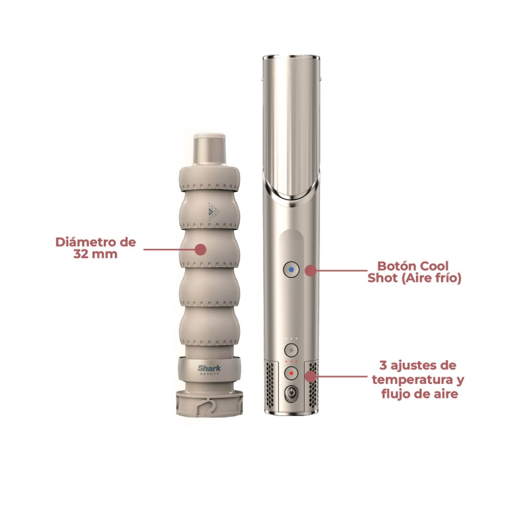 Secador Multistyler Flexstyle 3 en 1 Silver HD426SLEU Shark