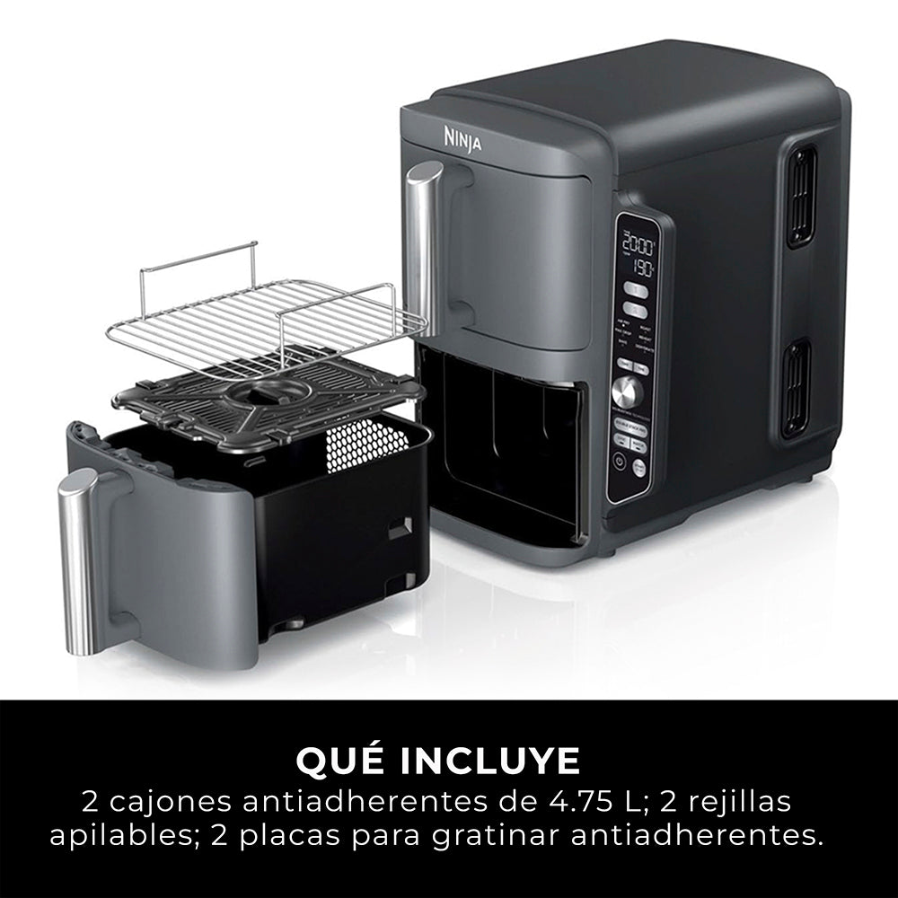 Freidora de Aire Vertical Double Stack XL 9.5L Ninja