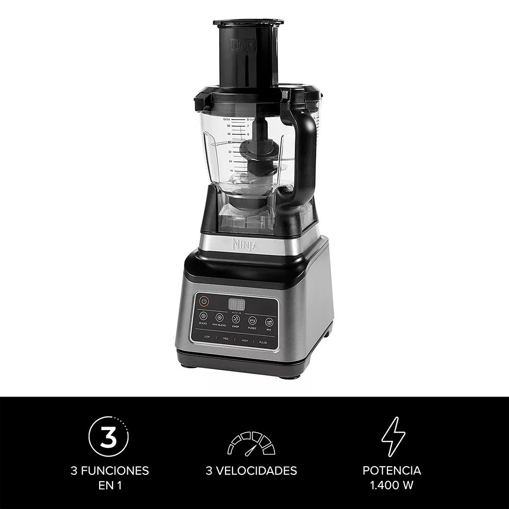 Procesadora de Alimentos y Licuadora 3 en 1 BN800 Ninja