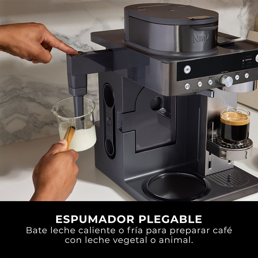 Cafetera 2 en 1 Prestige DualBrew con Espumador Integrado Ninja