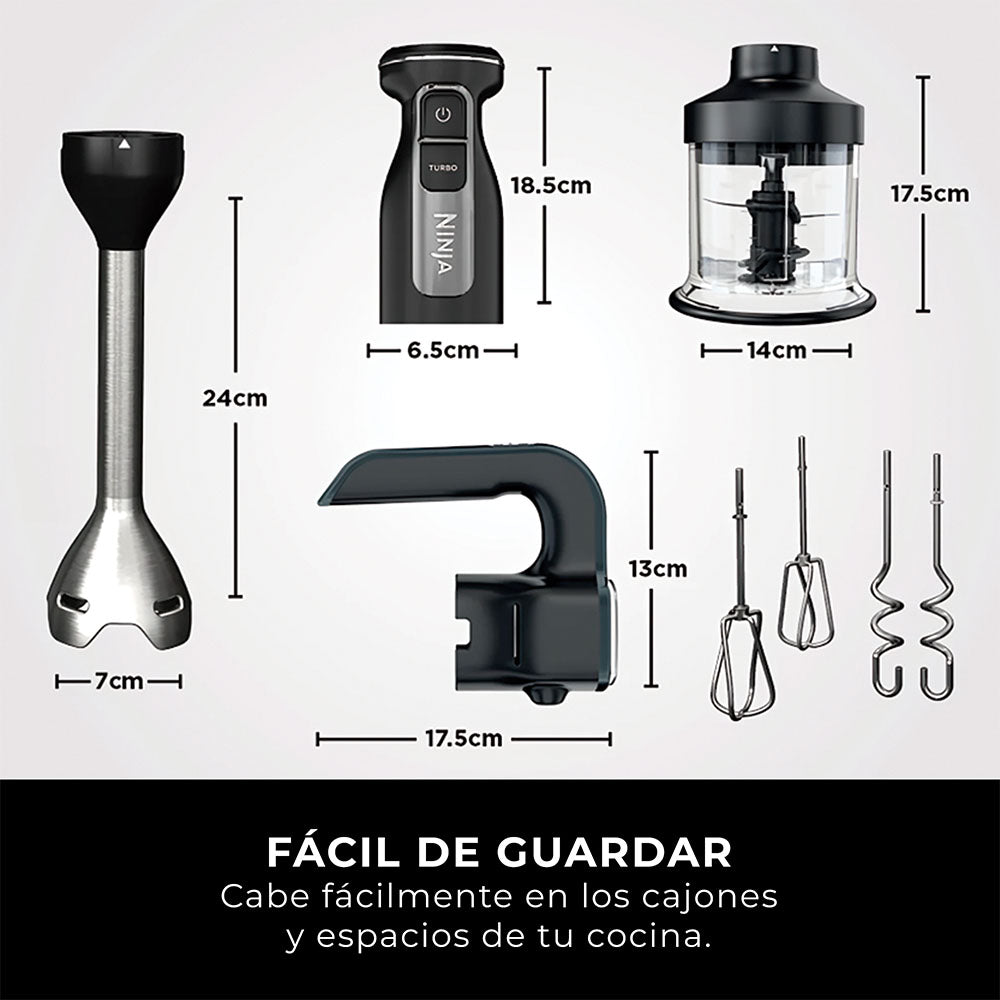 Batidora de inmersión 3 en 1 CI100EU Ninja