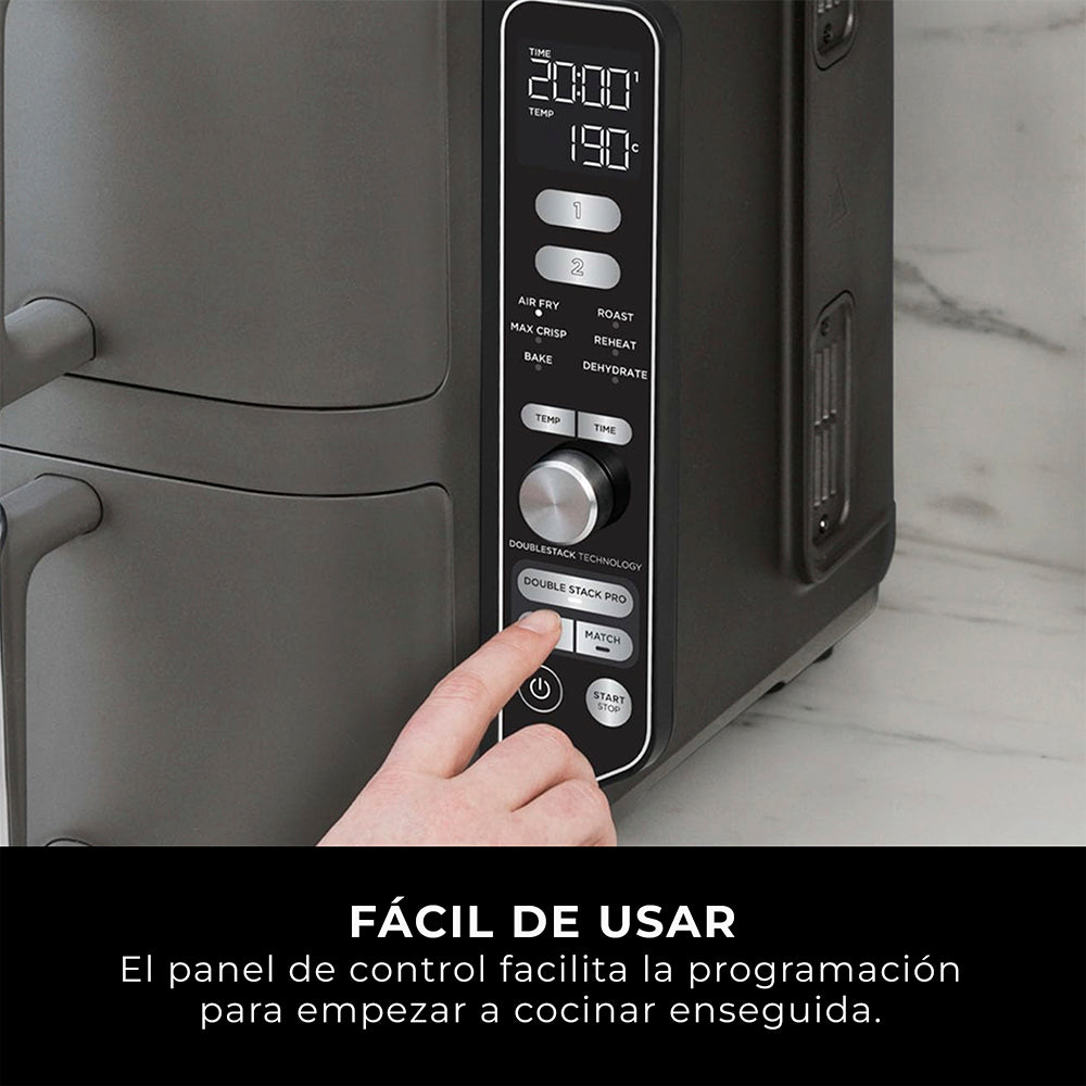 Freidora de Aire Vertical Double Stack XL 9.5L Ninja