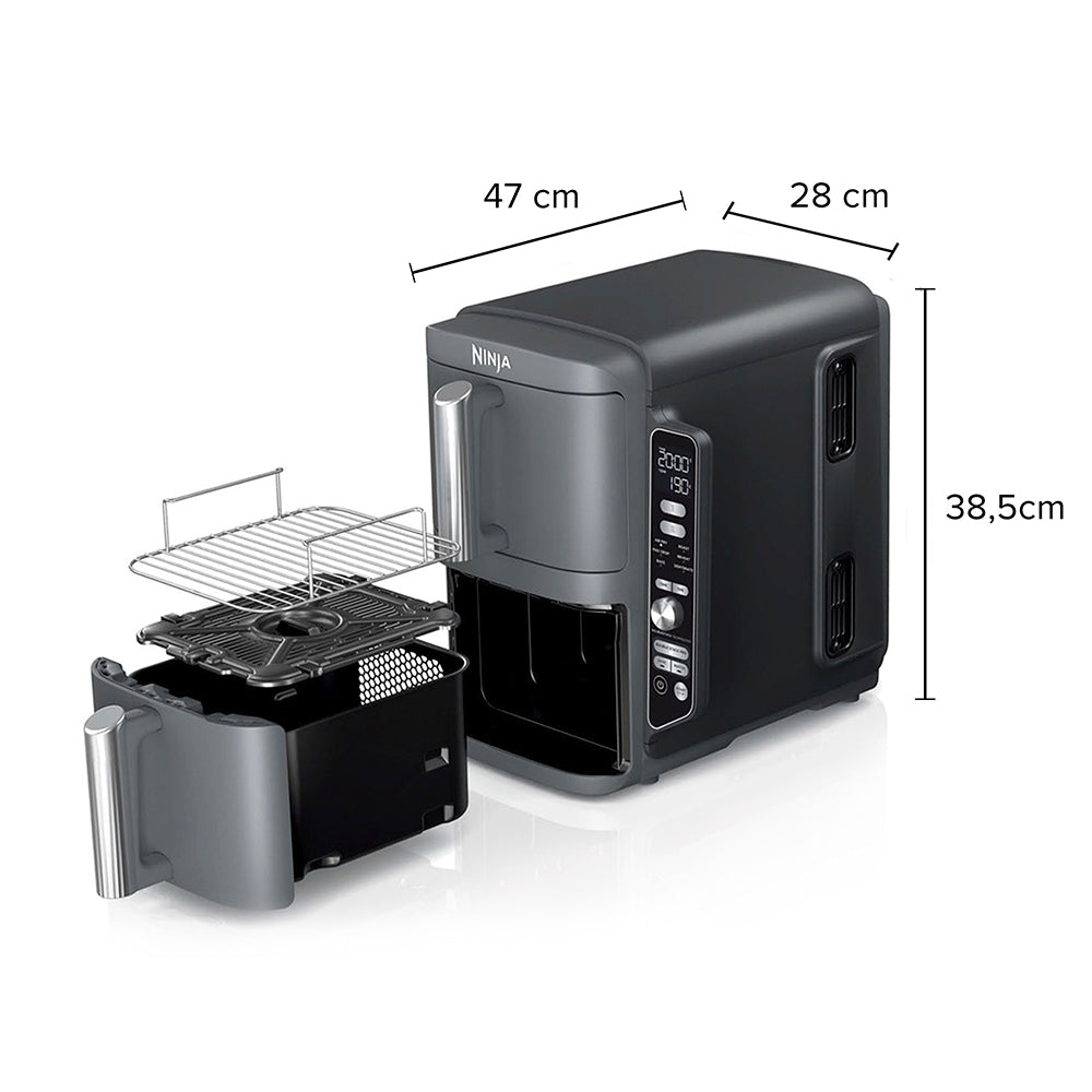 Freidora de Aire Vertical Double Stack XL 9.5L Ninja