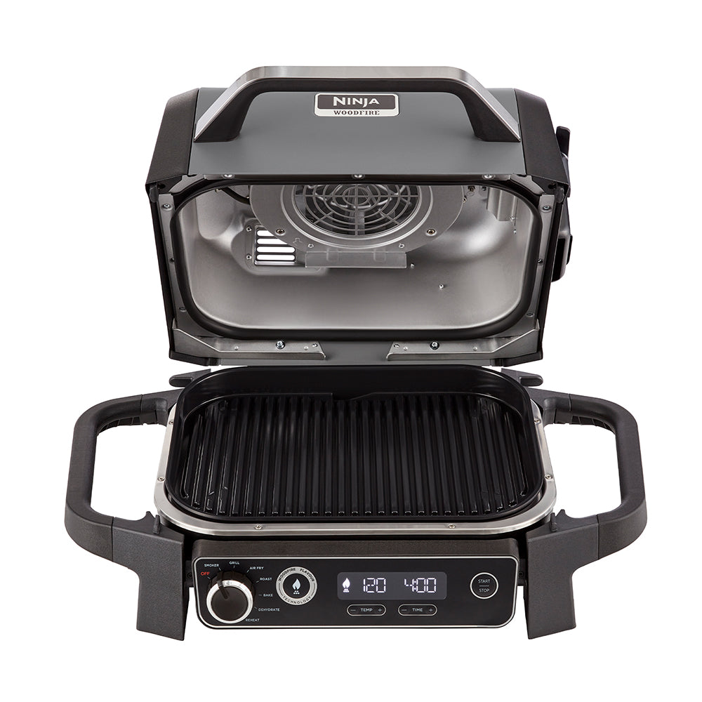 Parrilla eléctrica con Ahumador Ninja Woodfire