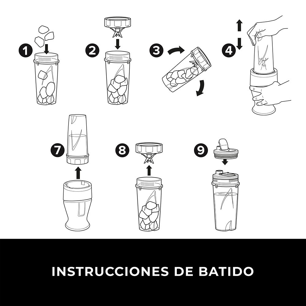 Licuadora Individual Ninja con Auto-iQ® 1000 W