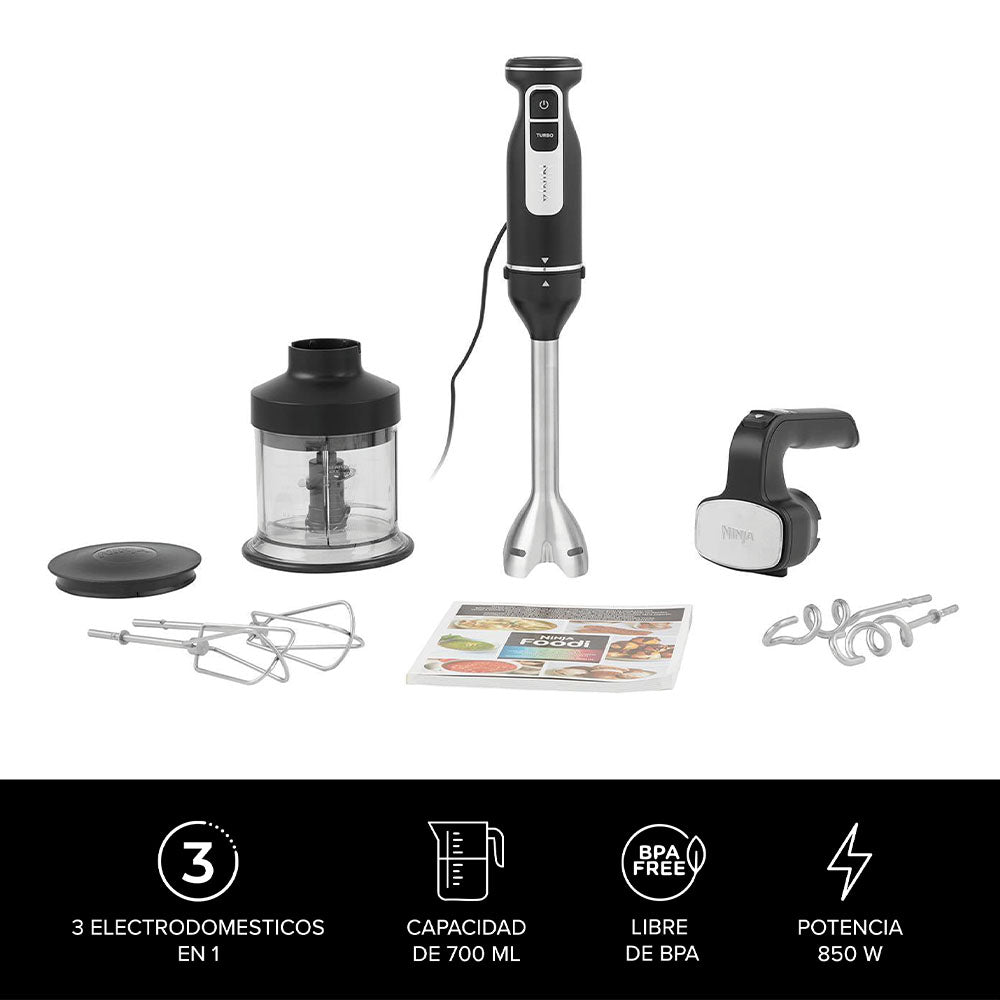 Batidora de inmersión 3 en 1 CI100EU Ninja