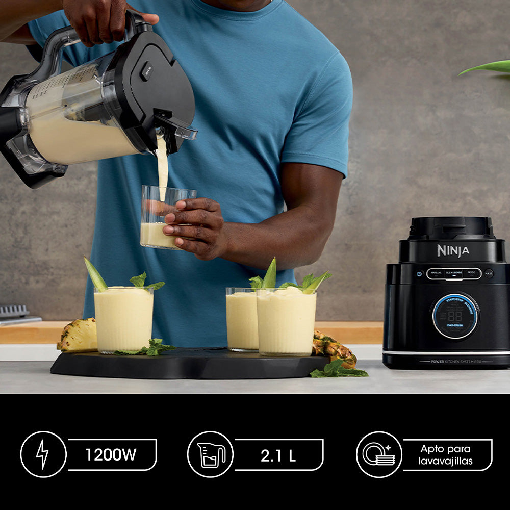Licuadora y Procesadora 3 en 1 Detect Power Pro Blendsense Ninja