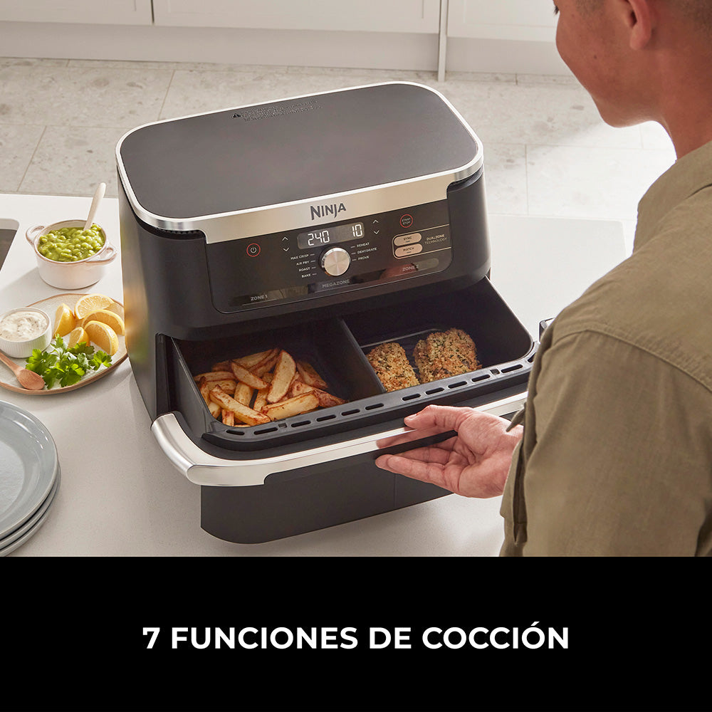 Freidora de Aire XL Foodi de Doble Zona 10.4L Ninja