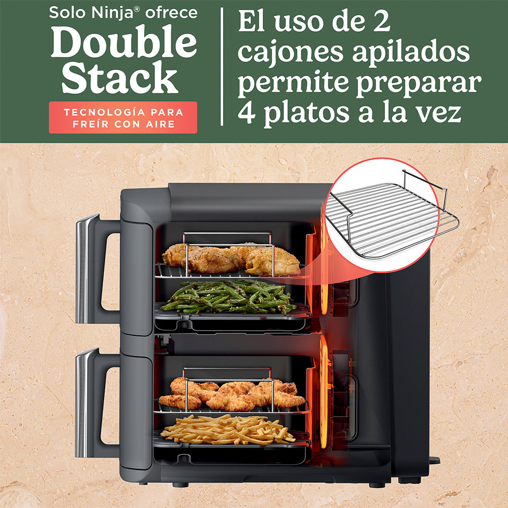 Freidora de Aire Vertical Double Stack XL 9.5L Ninja
