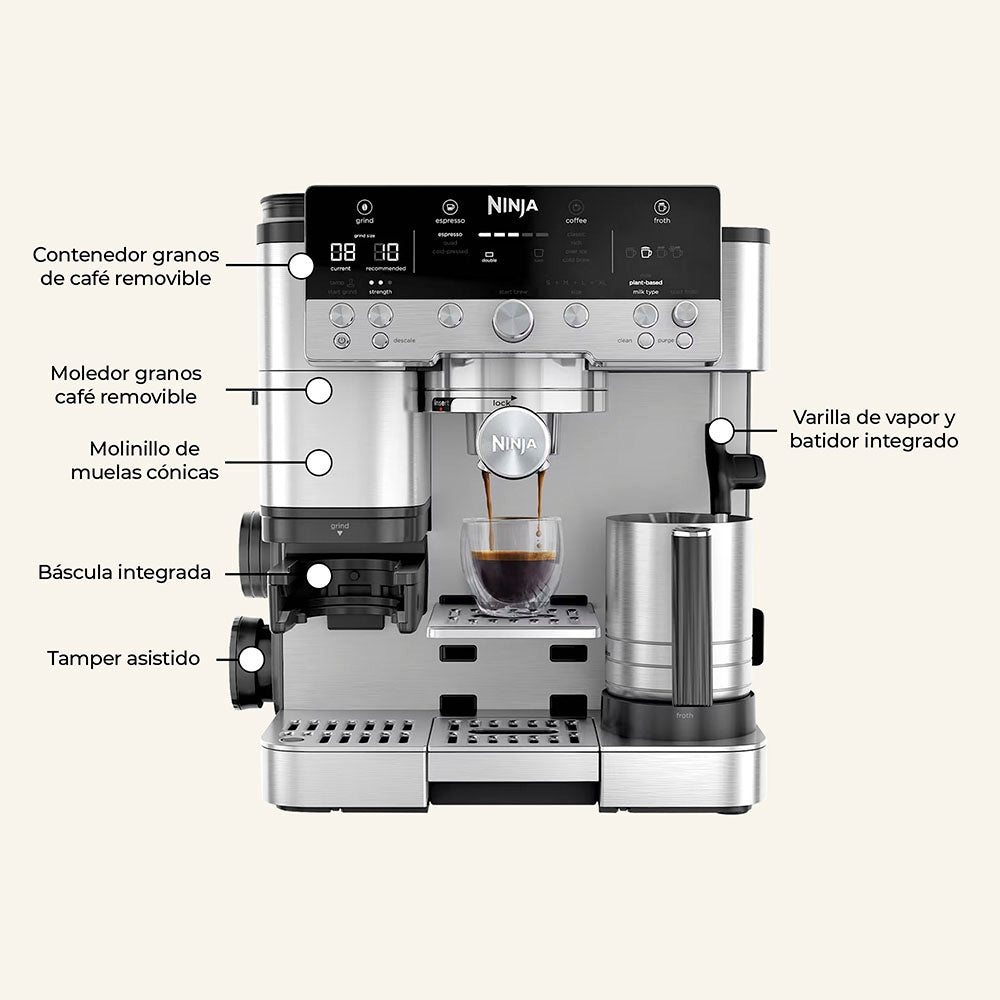 Cafetera Luxe Café Premier 3 en 1 Ninja