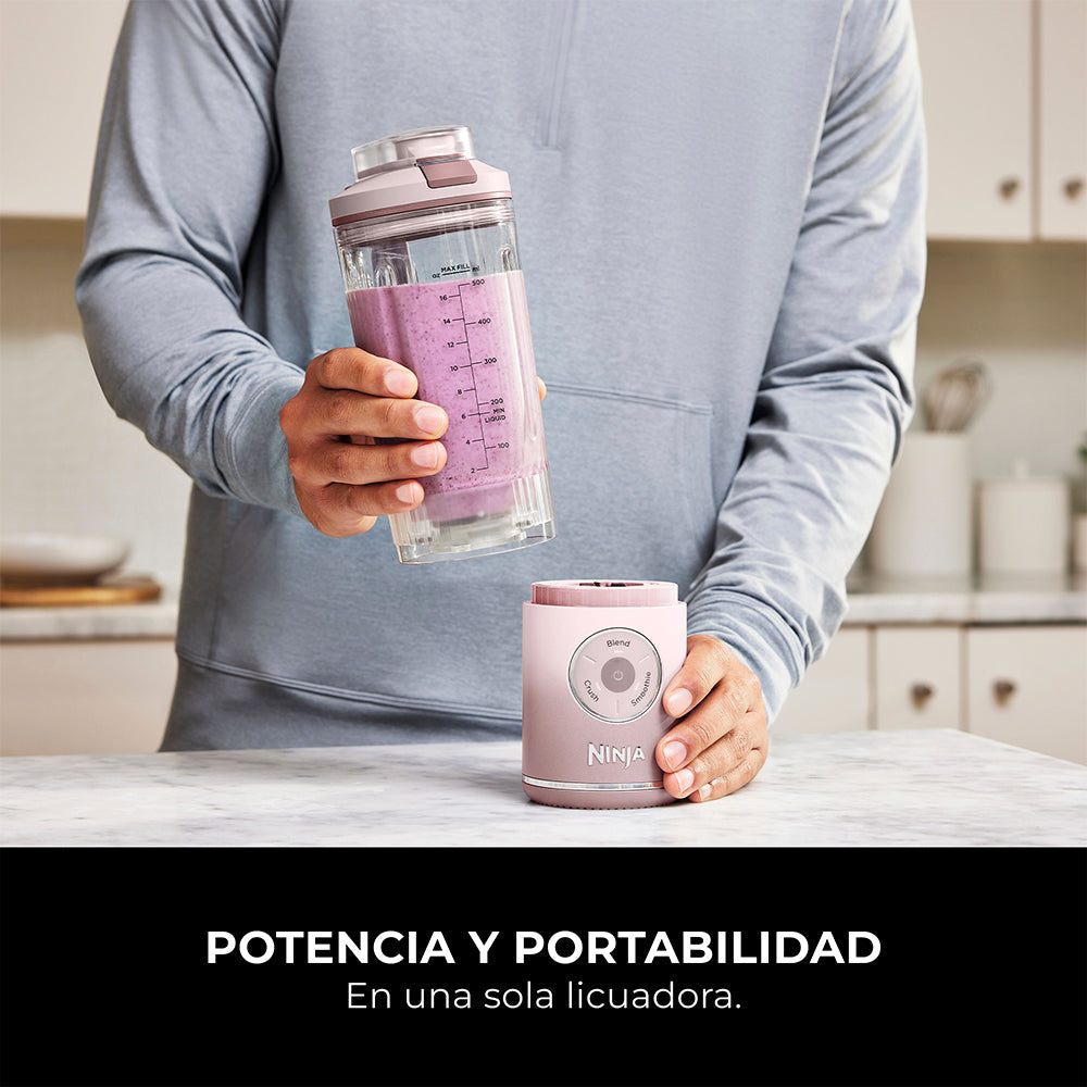 Licuadora individual inalámbrica Blast MAX Rosa Ninja
