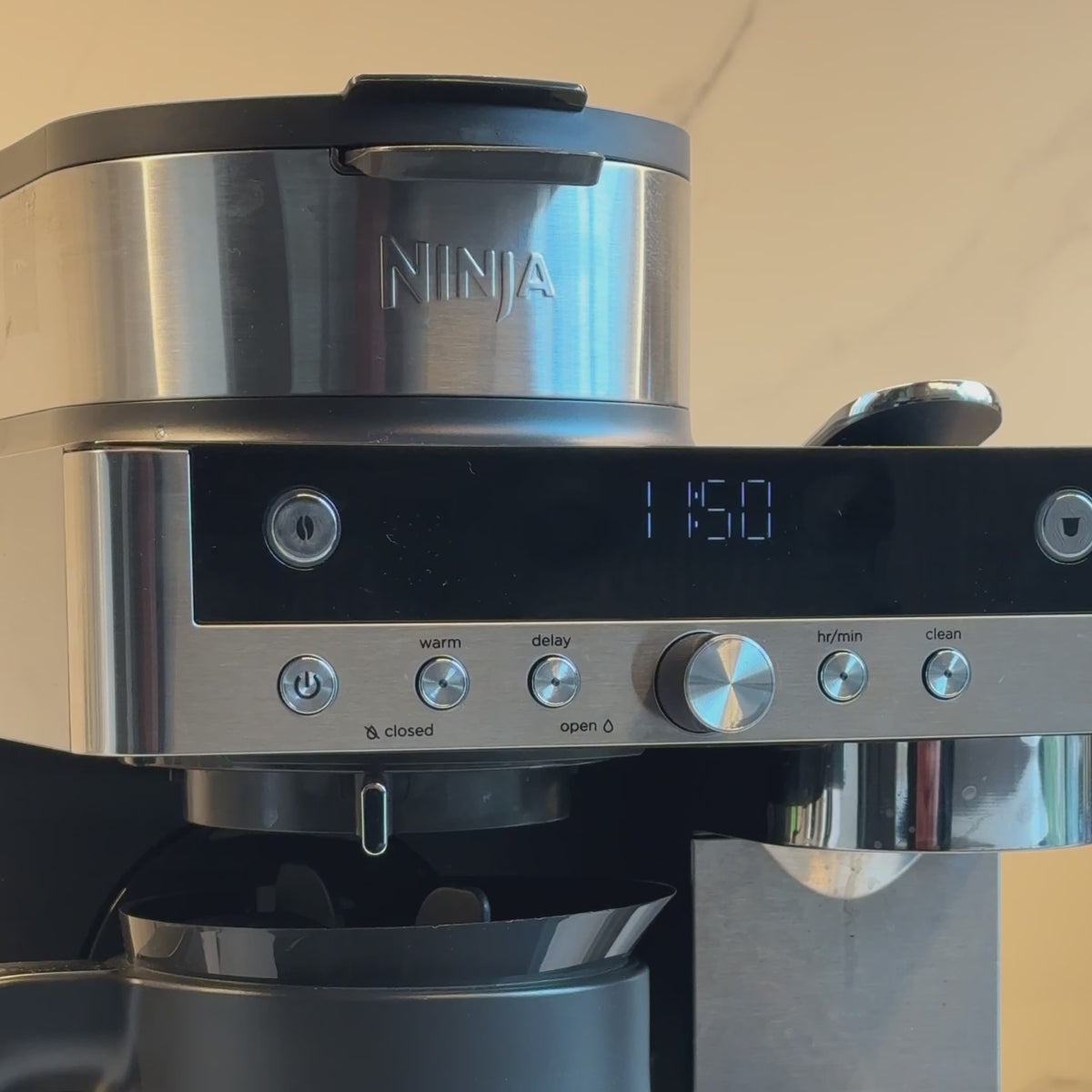 Cafetera 2 en 1 Prestige DualBrew con Espumador Integrado Ninja