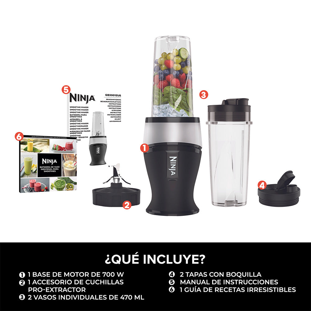 Licuadora Individual Ninja Plus 700W