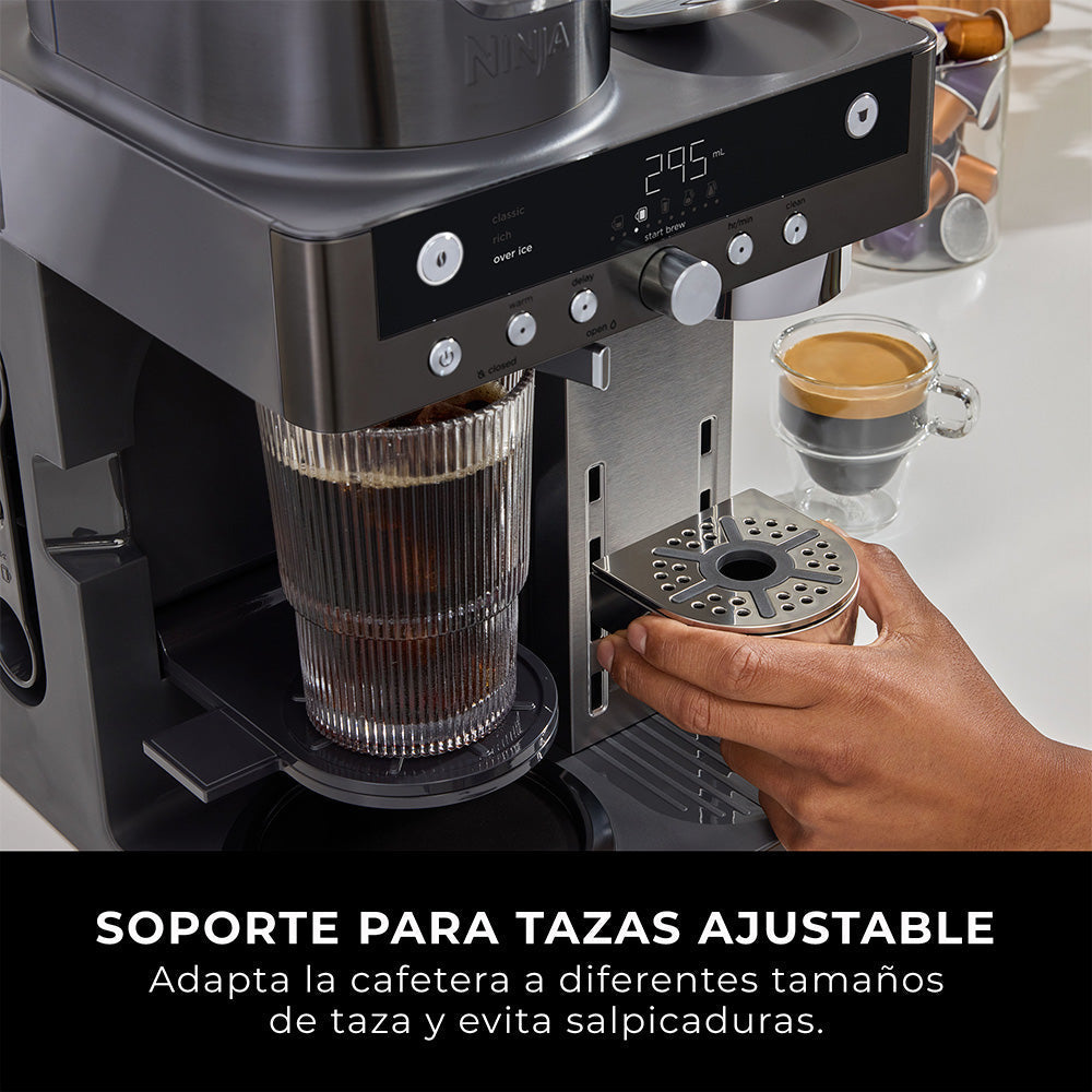 Cafetera 2 en 1 Prestige DualBrew con Espumador Integrado Ninja