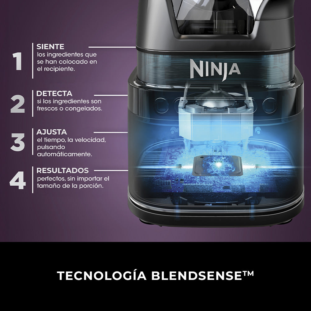 Licuadora y Procesadora 3 en 1 Detect Power Pro Blendsense Ninja