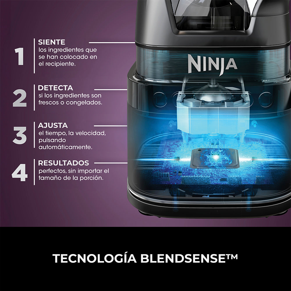 Licuadora y Procesadora 3 en 1 Detect Power Pro Blendsense Ninja